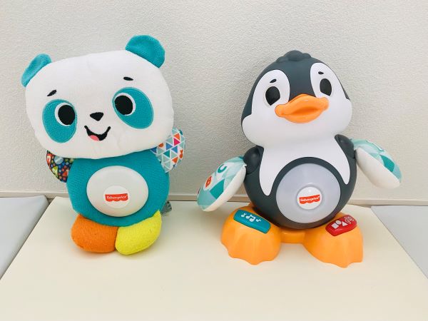 リンクして遊ぶアニマル！リンキマルズのパンダとペンギン